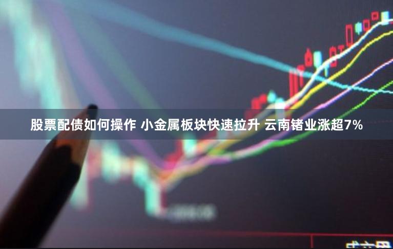 股票配债如何操作 小金属板块快速拉升 云南锗业涨超7%