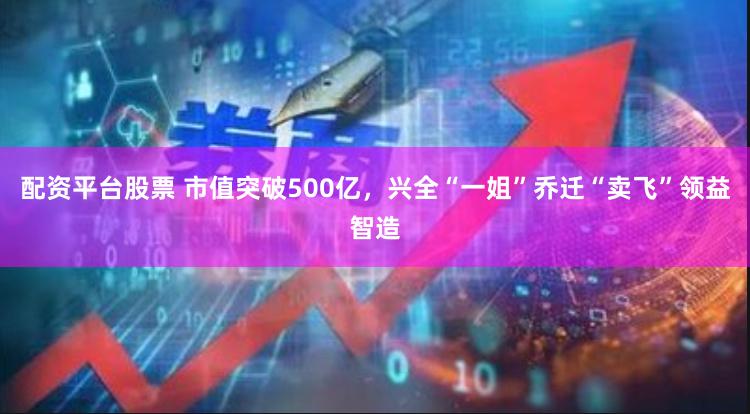 配资平台股票 市值突破500亿，兴全“一姐”乔迁“卖飞”领益智造